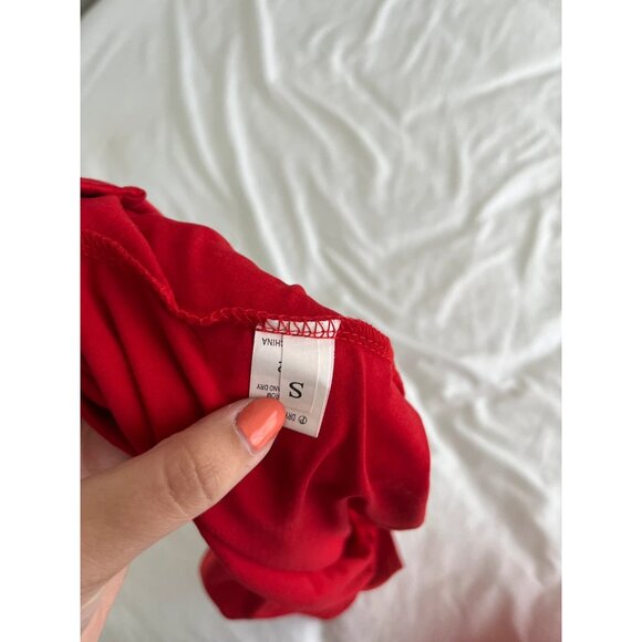 Red Crop Top - Picture 2 of 3